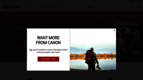 What Shop.usa.canon.com website looked like in 2021 (3 years ago)