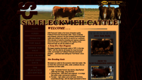 What Smfleckvieh.com website looked like in 2021 (3 years ago)
