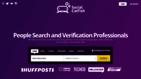 What Socialcatfish.com website looked like in 2021 (3 years ago)