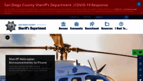 What Sdsheriff.net website looked like in 2021 (3 years ago)