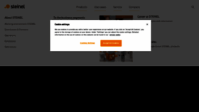 What Steinel.de website looked like in 2021 (3 years ago)