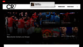 What Streamcr7.com website looked like in 2021 (3 years ago)