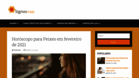 What Signos.com.br website looked like in 2021 (3 years ago)