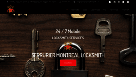 What Serruriermontreallocksmith.com website looked like in 2021 (3 years ago)
