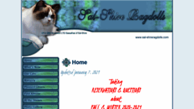 What Sal-shireragdolls.com website looked like in 2021 (3 years ago)
