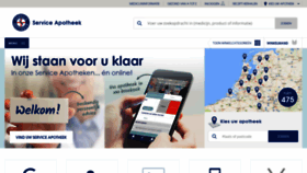 What Serviceapotheek.nl website looked like in 2021 (3 years ago)