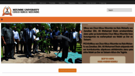 What Site.mzumbe.ac.tz website looked like in 2021 (3 years ago)
