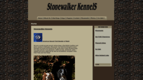 What Stonewalkerkennel.com website looked like in 2021 (3 years ago)