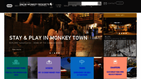 What Snowmonkeyresorts.com website looked like in 2021 (3 years ago)
