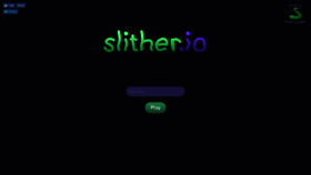 What Slither.io website looked like in 2021 (3 years ago)