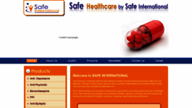 What Safe-international.com website looked like in 2021 (3 years ago)