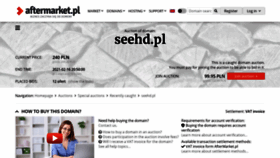 What Seehd.pl website looked like in 2021 (3 years ago)