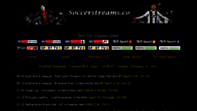 What Soccerstreams.co website looked like in 2021 (3 years ago)