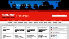 What Scoop.co.nz website looked like in 2021 (4 years ago)