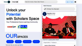 What Scholarsspace.com website looked like in 2021 (3 years ago)