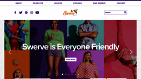What Swervesweet.com website looked like in 2021 (3 years ago)