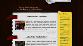 What Sp1lubomierz.pl website looked like in 2021 (3 years ago)