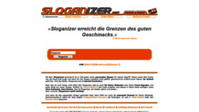 What Sloganizer.net website looked like in 2021 (3 years ago)