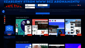 What Szablonystronwww.pl website looked like in 2021 (3 years ago)
