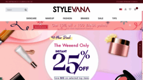 What Stylevana.com website looked like in 2021 (3 years ago)