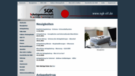 What Sgk-ev.de website looked like in 2021 (3 years ago)
