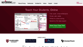 What Scribblar.com website looked like in 2021 (3 years ago)