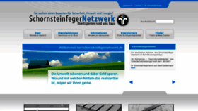 What Schornsteinfegernetzwerk.de website looked like in 2021 (3 years ago)