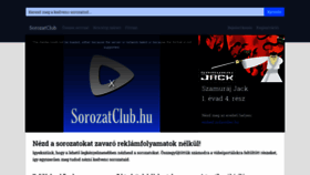 What Sorozatclub.hu website looked like in 2021 (3 years ago)