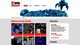 What Suroviny-sevcik.cz website looked like in 2021 (3 years ago)