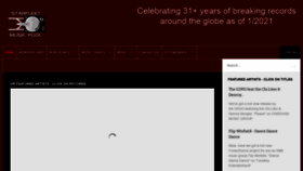 What Starfleetmusic.com website looked like in 2021 (3 years ago)