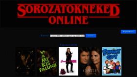 What Sorozatokneked.online website looked like in 2021 (3 years ago)
