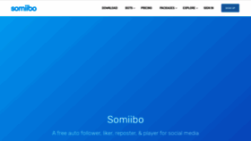 What Somiibo.com website looked like in 2021 (3 years ago)