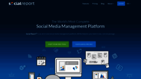 What Socialreport.com website looked like in 2021 (3 years ago)