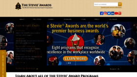 What Stevieawards.com website looked like in 2021 (3 years ago)