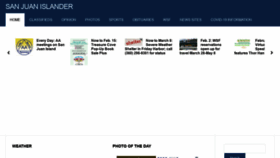 What Sanjuanislander.com website looked like in 2021 (3 years ago)