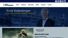 What Sullysullenberger.com website looked like in 2021 (3 years ago)