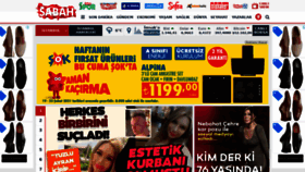 What Sabah.com.tr website looked like in 2021 (4 years ago)