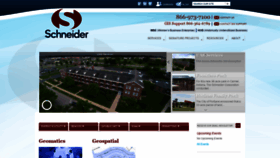 What Schneidercorp.com website looked like in 2021 (3 years ago)