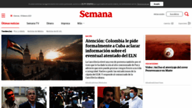 What Semana.com website looked like in 2021 (3 years ago)