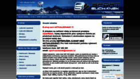 What Sport-suchanek.cz website looked like in 2021 (3 years ago)