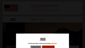 What Sgs.com website looked like in 2021 (3 years ago)