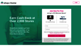 What Shopathome.com website looked like in 2021 (3 years ago)