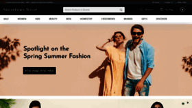 What Shoppersstop.com website looked like in 2021 (3 years ago)