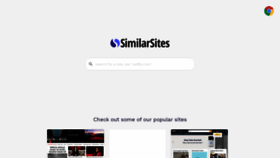 What Similarsites.com website looked like in 2021 (3 years ago)