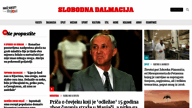 What Slobodnadalmacija.hr website looked like in 2021 (4 years ago)