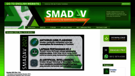 What Smadav.net website looked like in 2021 (3 years ago)