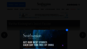 What Smithsonianmag.com website looked like in 2021 (3 years ago)