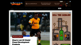 What Soccerladuma.co.za website looked like in 2021 (3 years ago)