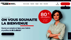 What Societegenerale.fr website looked like in 2021 (3 years ago)