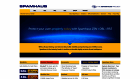 What Spamhaus.org website looked like in 2021 (3 years ago)